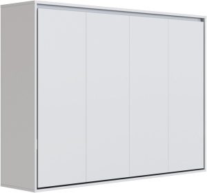 BB Loisir Lit escamotable 160x200cm Horizontal M2 Lit Mural Gris Perle