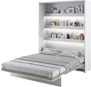 MEBLINI BC-13 : lit escamotable 180x200 mural, armoire multifonction moderne